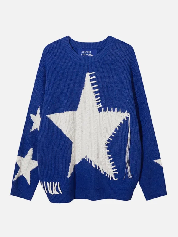Aelfric Eden Star Jacquard  Sweater sold by Aelfric Eden
