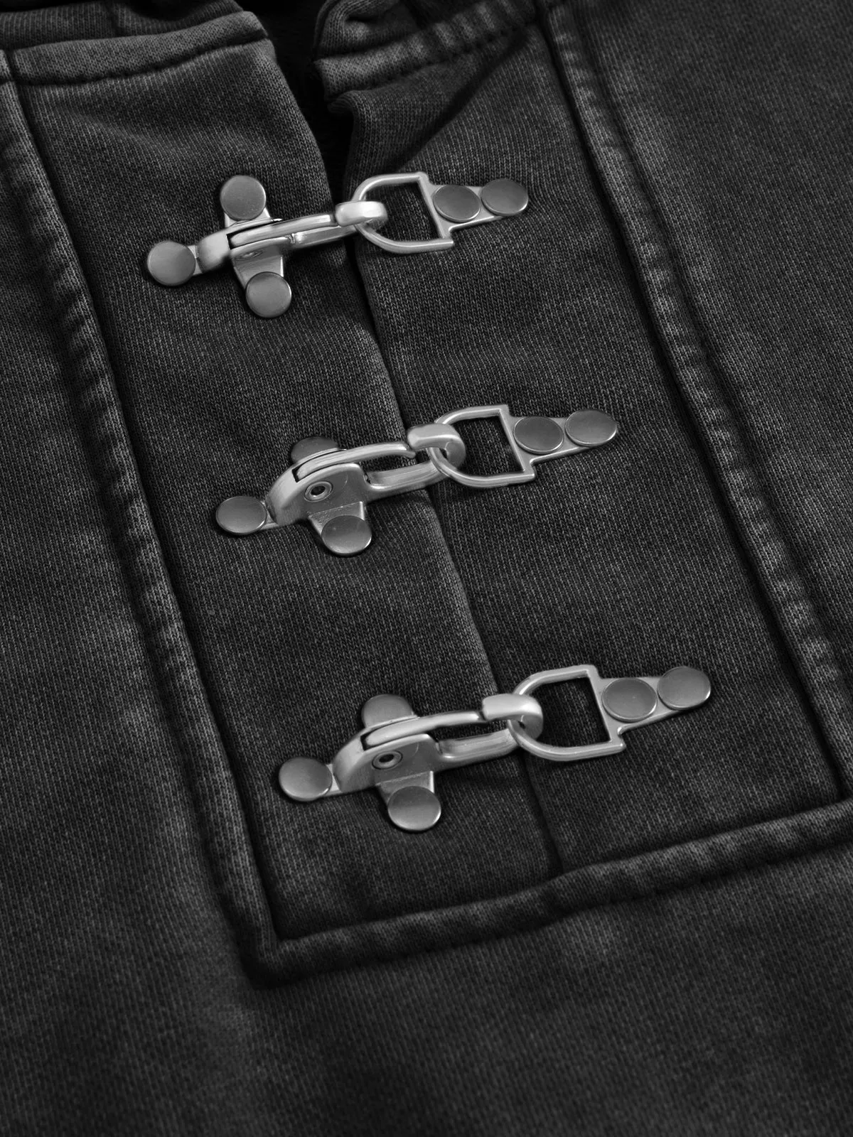 Aelfric Eden Boxy Metal Toggle Pullover Hoodie sold by Aelfric Eden product image thumbnail 4