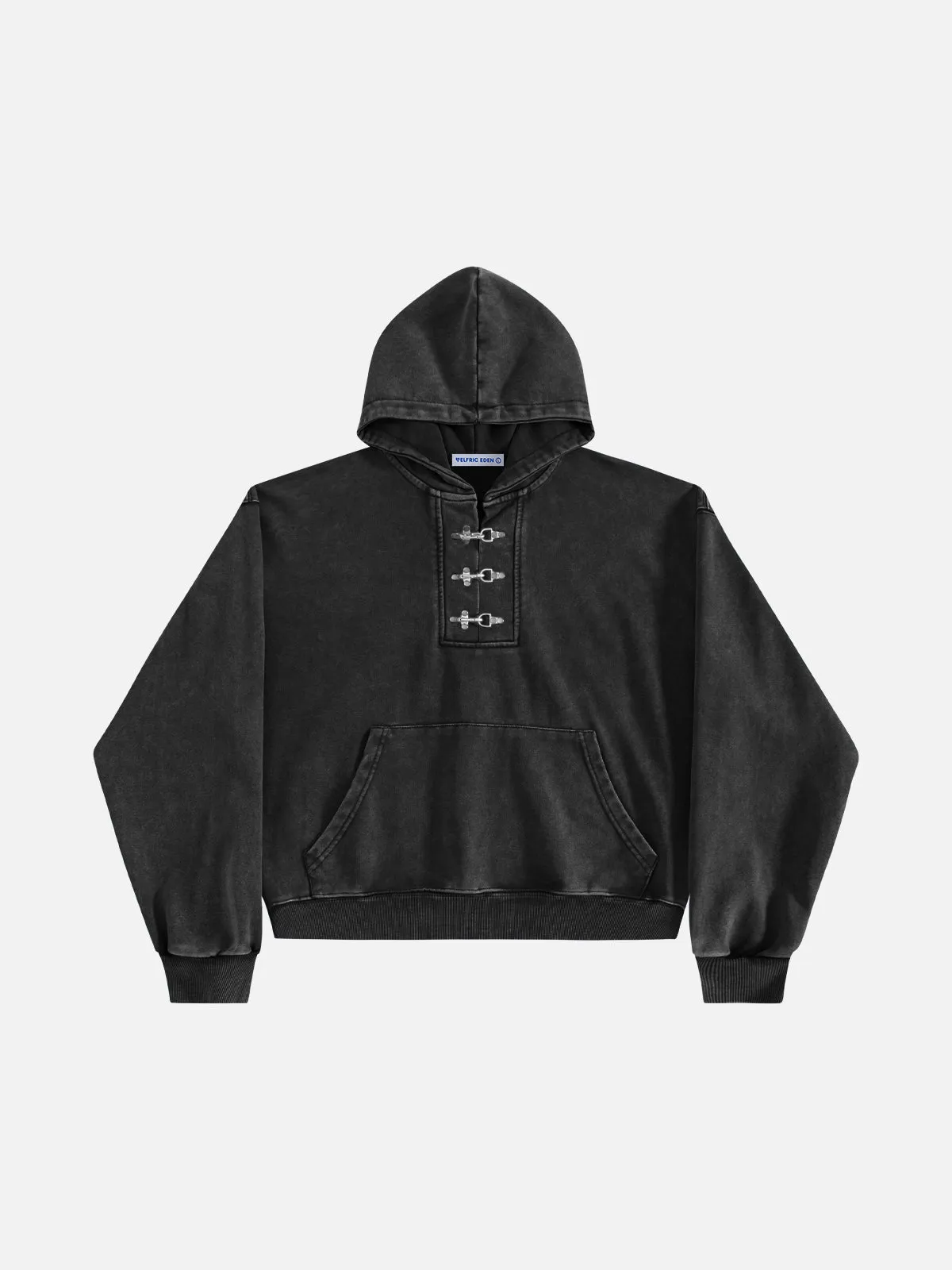 Aelfric Eden Boxy Metal Toggle Pullover Hoodie sold by Aelfric Eden