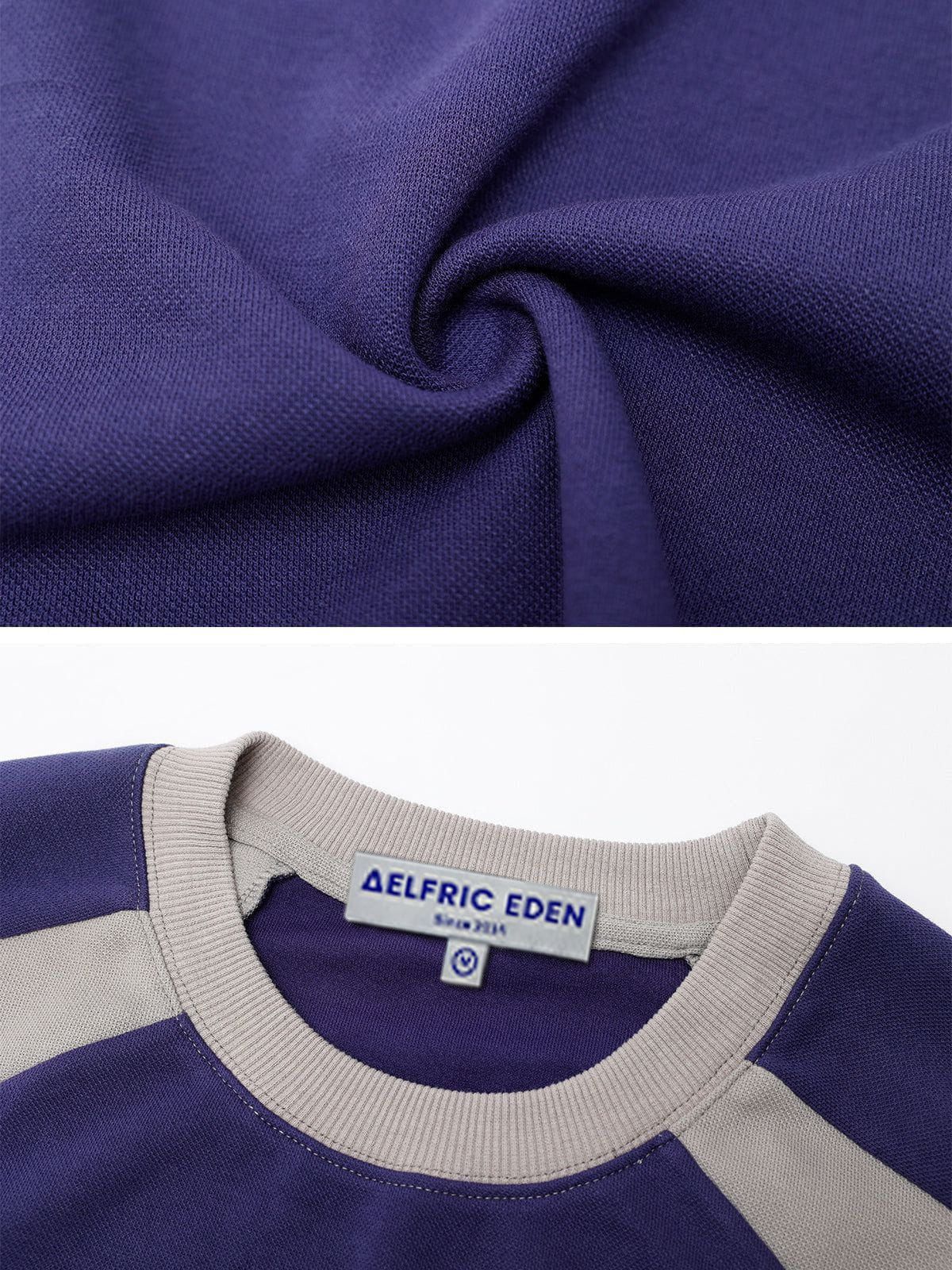 Colorblock Crewneck Sweatshirt sold by Aelfric Eden product image thumbnail 4