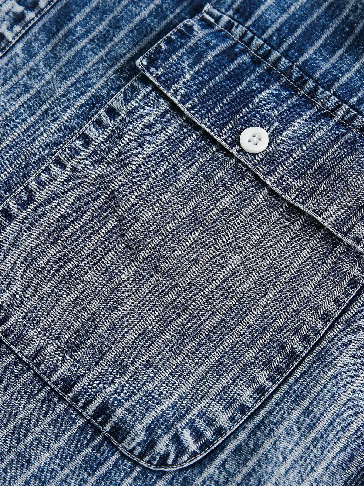 Aelfric Eden Basic Denim Short Sleeve Shirt sold by Aelfric Eden product image thumbnail 3