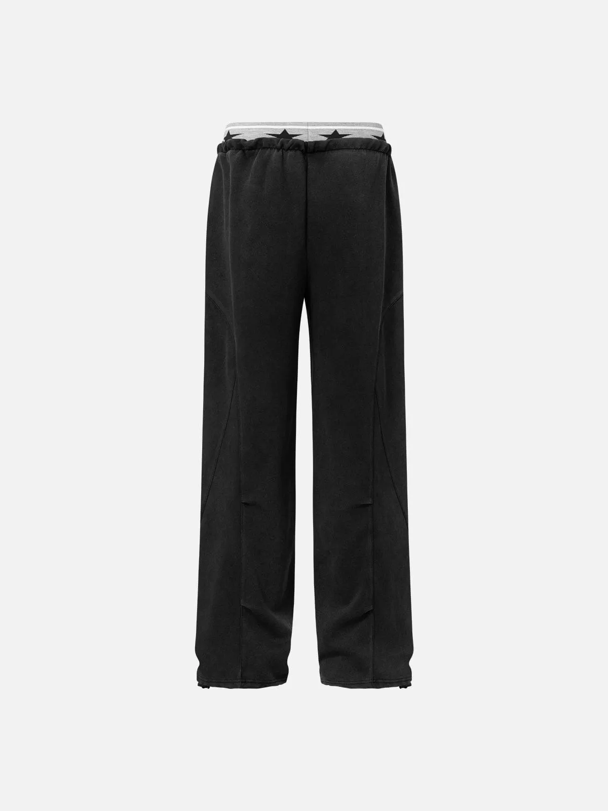 Aelfric Eden Star Double Waist Baggy Sweatpants sold by Aelfric Eden product image thumbnail 2