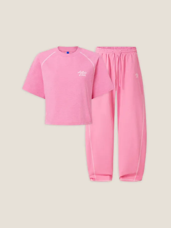 Cloud Cropped Sweat Set sold by Aelfric Eden