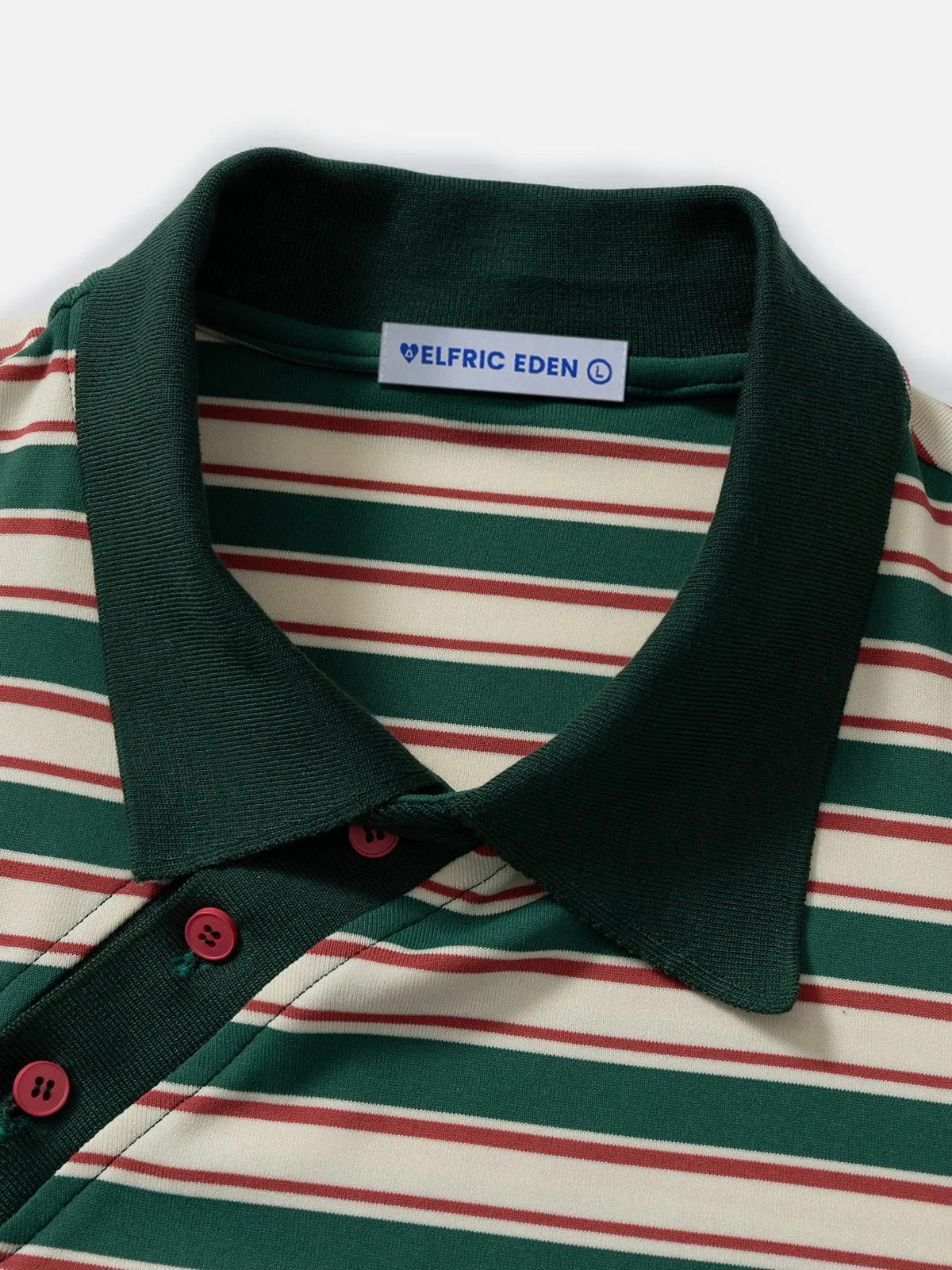 Aelfric Eden Stripe Polo Tee sold by Aelfric Eden product image thumbnail 3