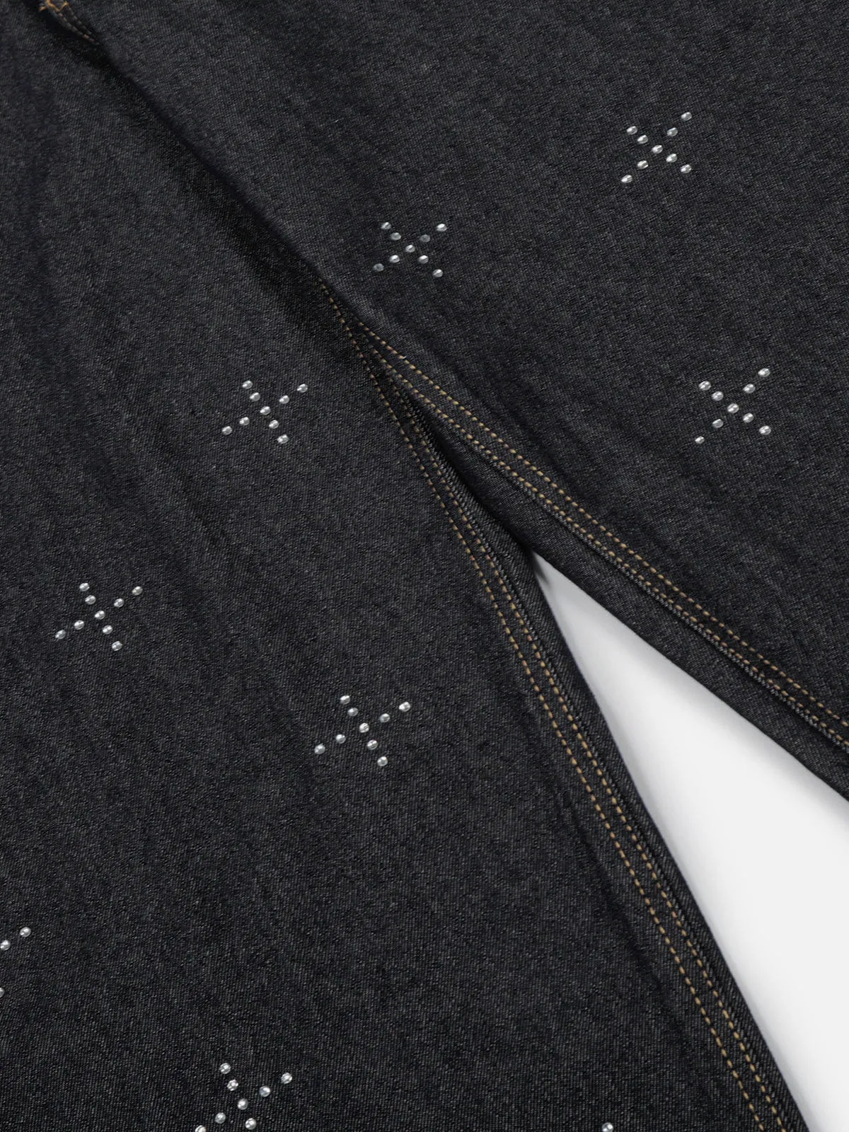 Aelfric Eden Rhinestone Baggy Barrel Jeans sold by Aelfric Eden product image thumbnail 4