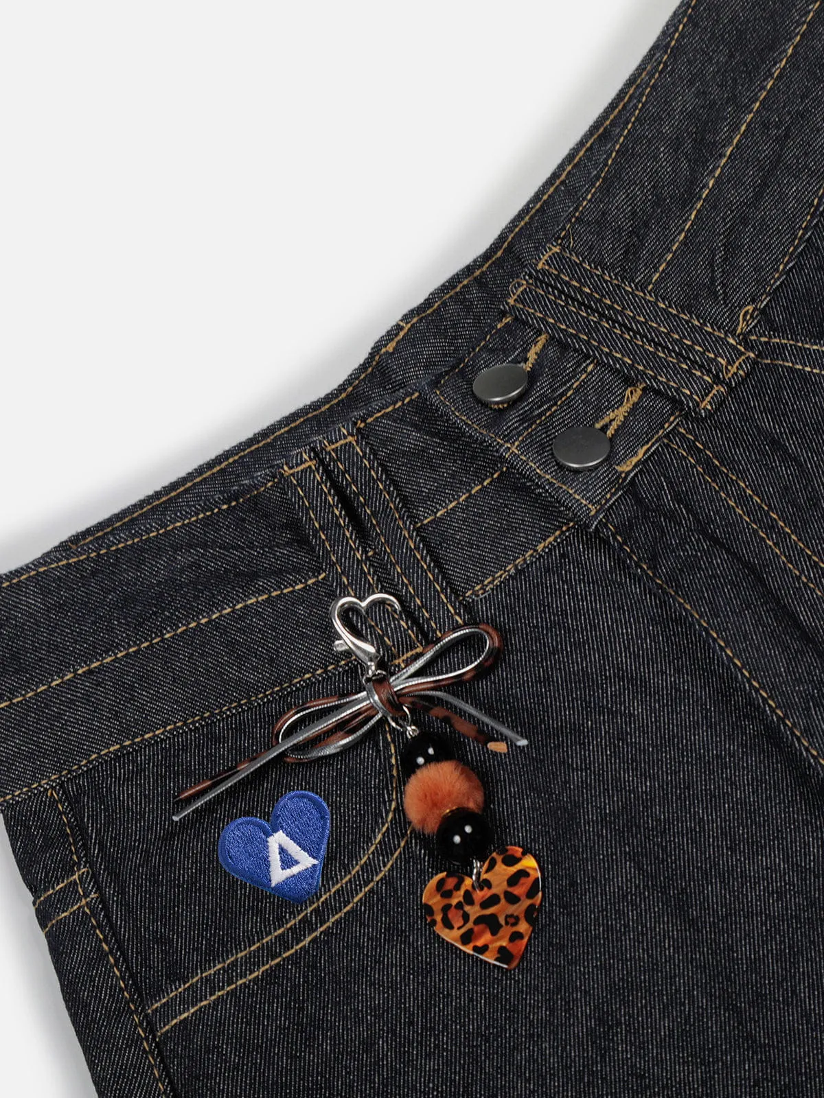 Aelfric Eden Rhinestone Baggy Barrel Jeans sold by Aelfric Eden product image thumbnail 3