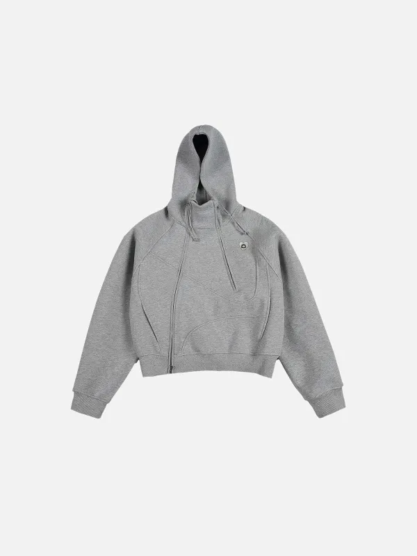 Aelfric Eden Boxy Panel Zip Up Hoodie made by Aelfric Eden