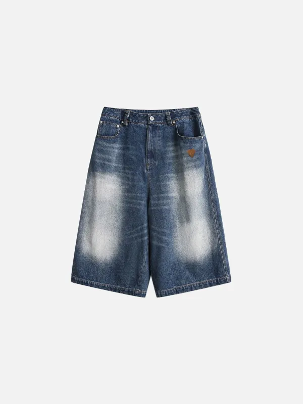 Aelfric Eden Basic Vintage Washed Longline Jorts sold by Aelfric Eden