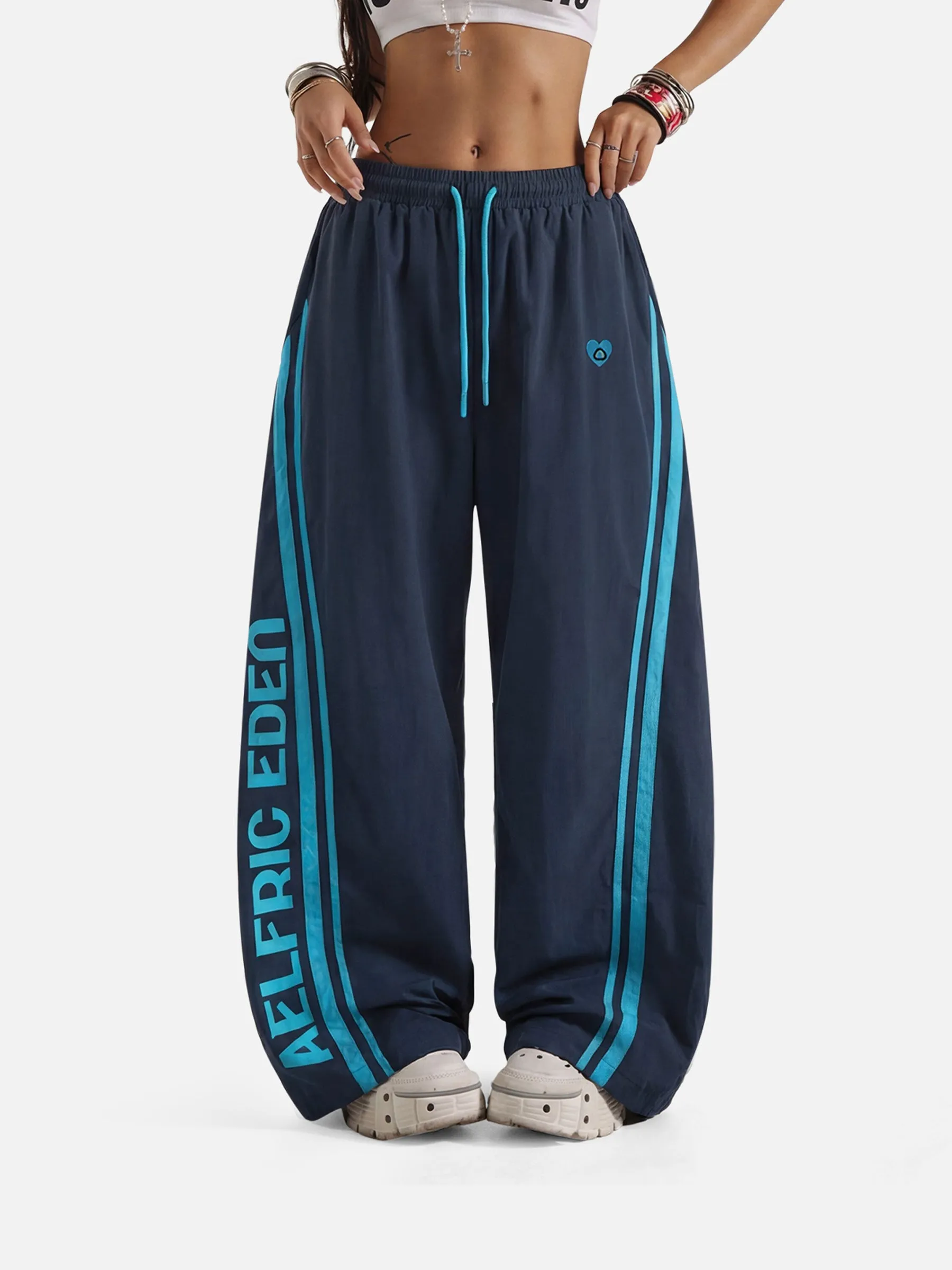 Aelfric Eden Team Striped Baggy Barrel Track Pants sold by Aelfric Eden
