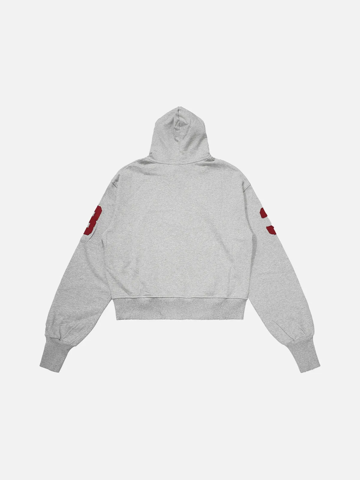 Aelfric Eden Boxy Embroidered Patch Zip Up Hoodie sold by Aelfric Eden product image thumbnail 3
