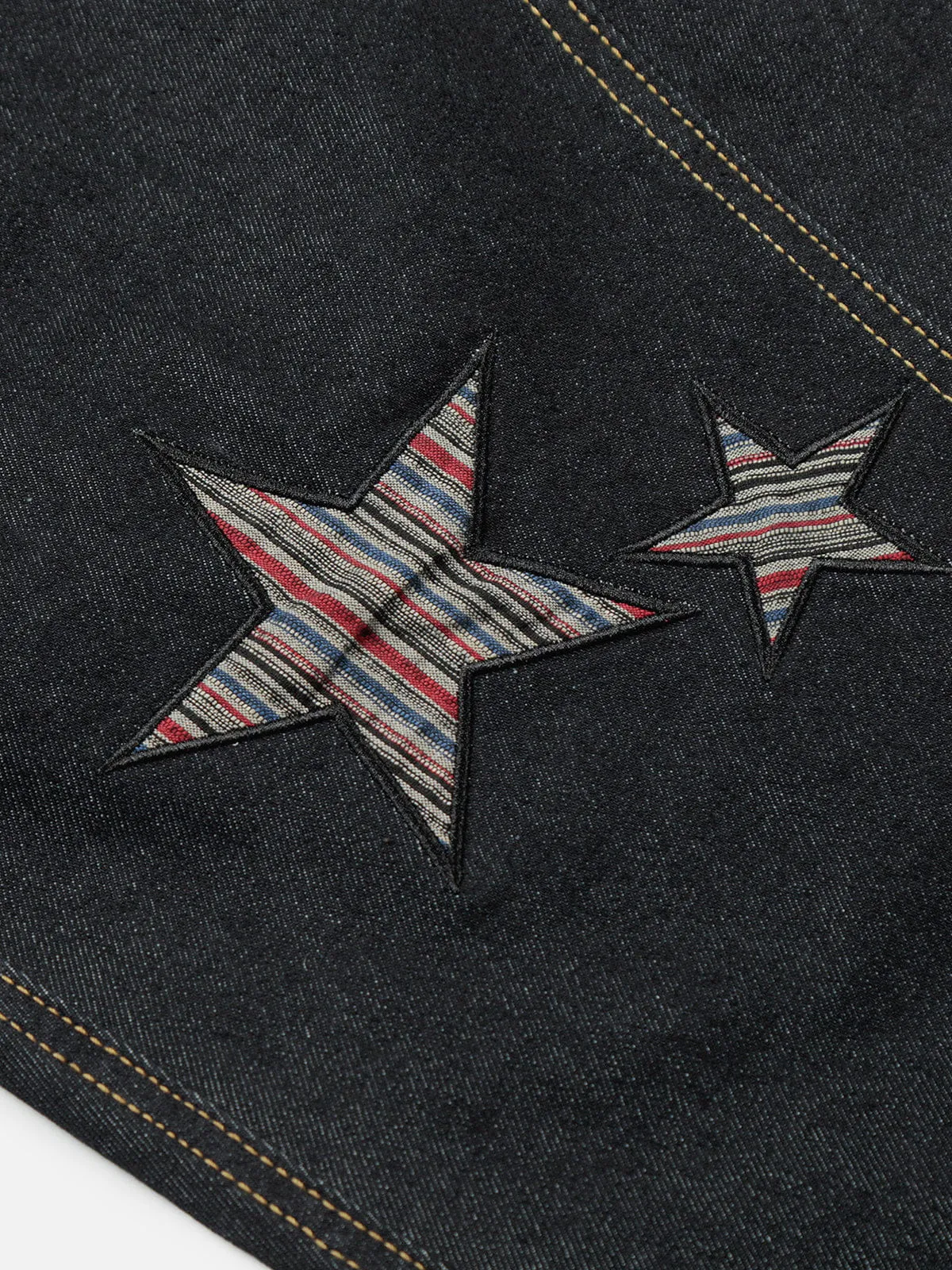 Aelfric Eden Striped Star Baggy Barrel Jeans sold by Aelfric Eden product image thumbnail 4