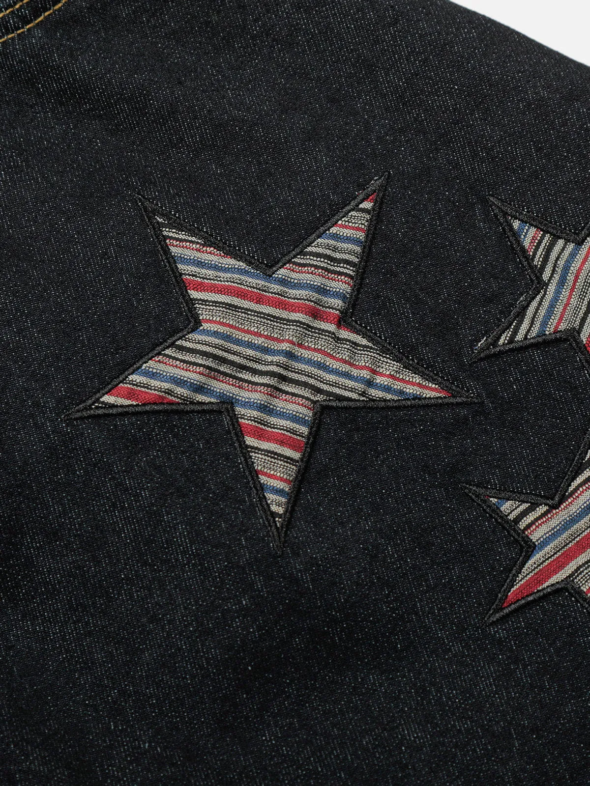 Aelfric Eden Striped Star Baggy Barrel Jeans sold by Aelfric Eden product image thumbnail 3