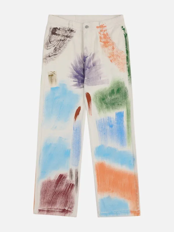 Aelfric Eden Full Print Graffiti Pants sold by Aelfric Eden