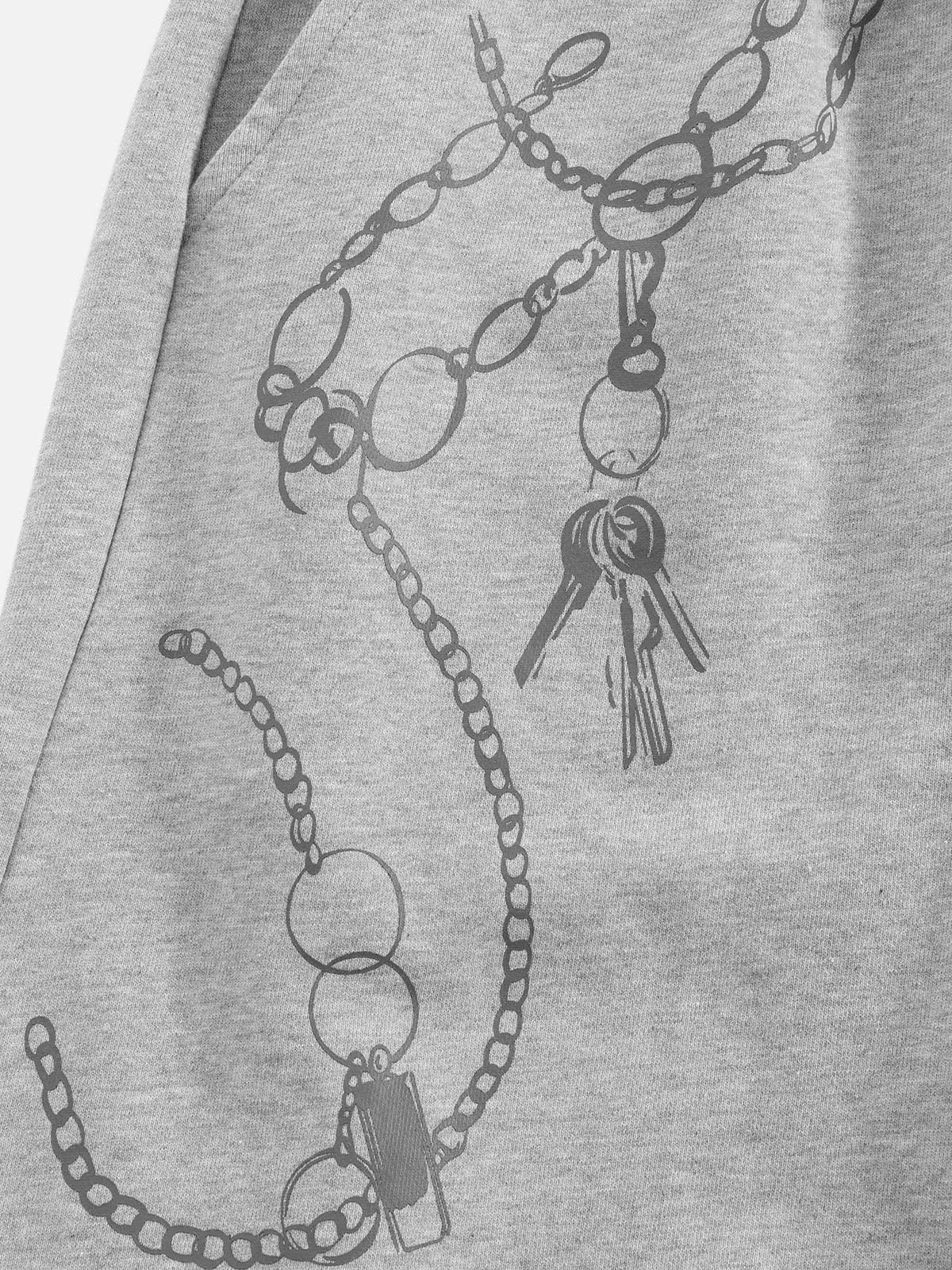 Aelfric Eden Chain Graphic Baggy Sweatpants sold by Aelfric Eden product image thumbnail 5