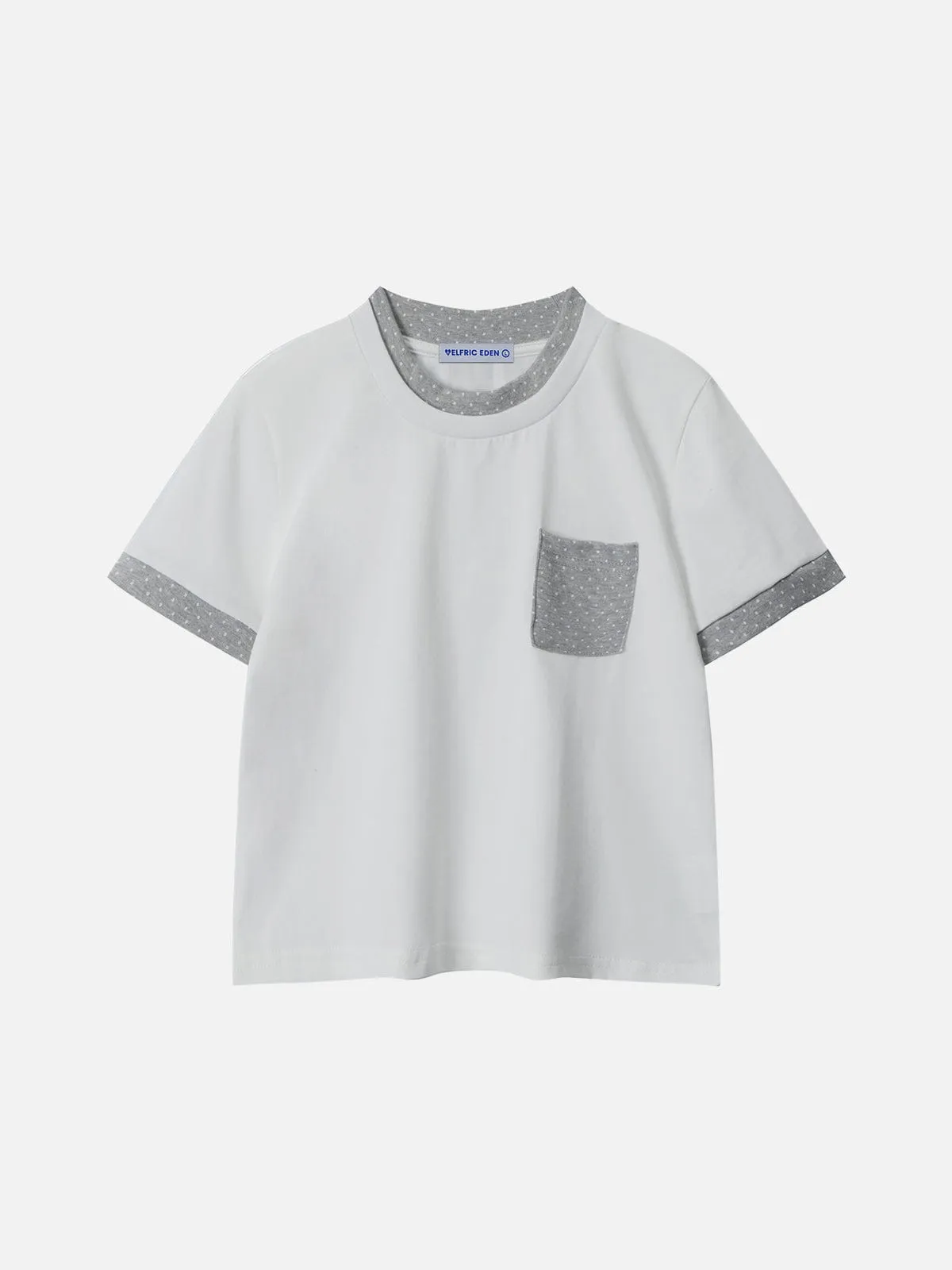 Aelfric Eden Polka Dot Contrast Pocket Tee sold by Aelfric Eden product image thumbnail 2
