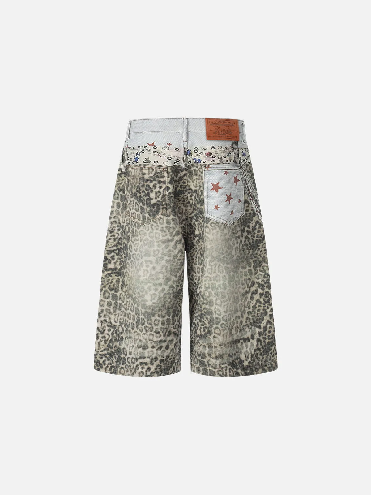 Aelfric Eden Leopard Longline Jorts sold by Aelfric Eden product image thumbnail 2