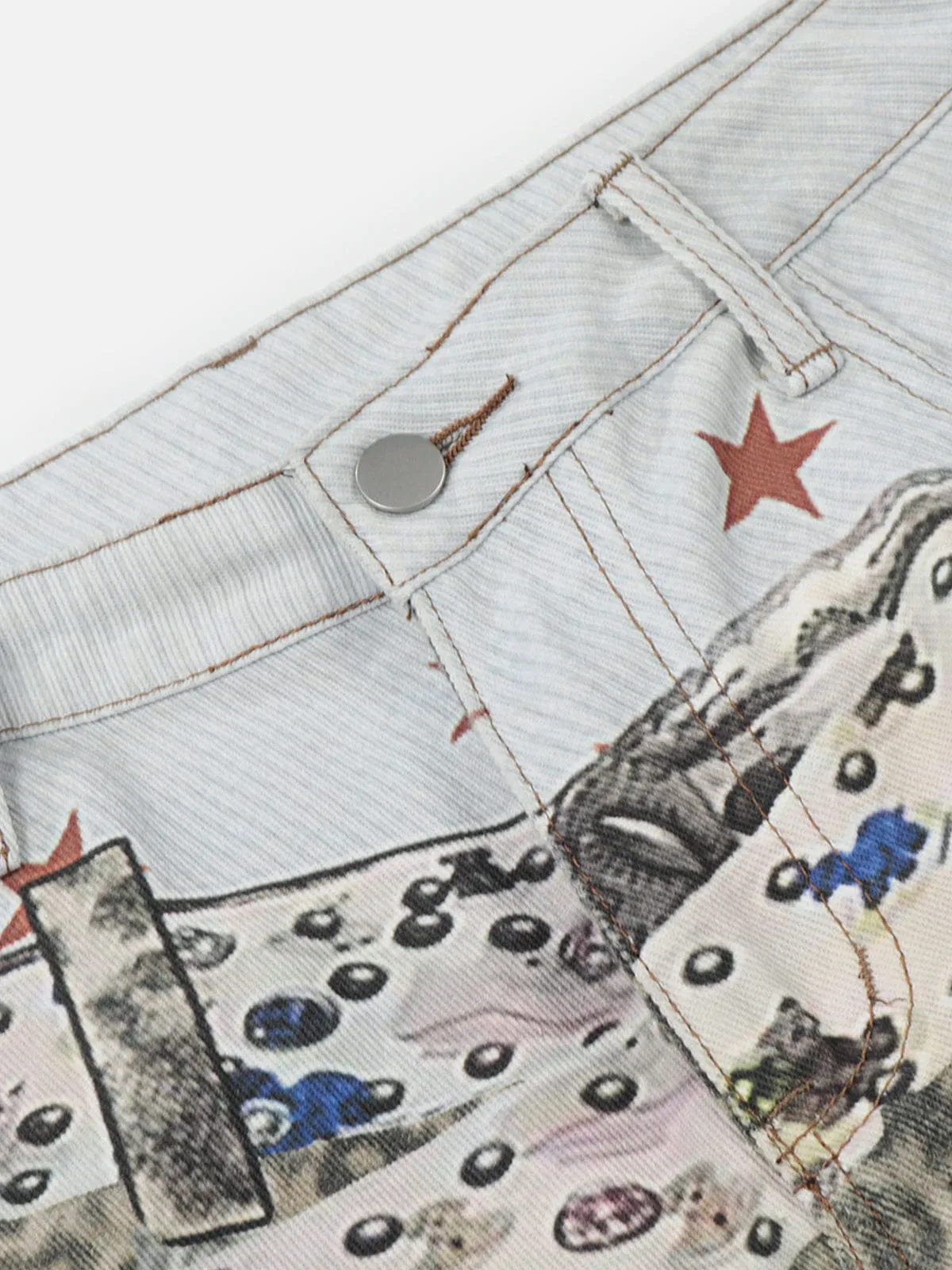 Aelfric Eden Leopard Longline Jorts sold by Aelfric Eden product image thumbnail 3