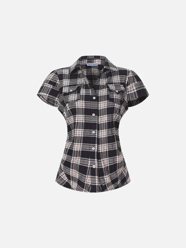Aelfric Eden Plaid Short Sleeve Shirt made by Aelfric Eden