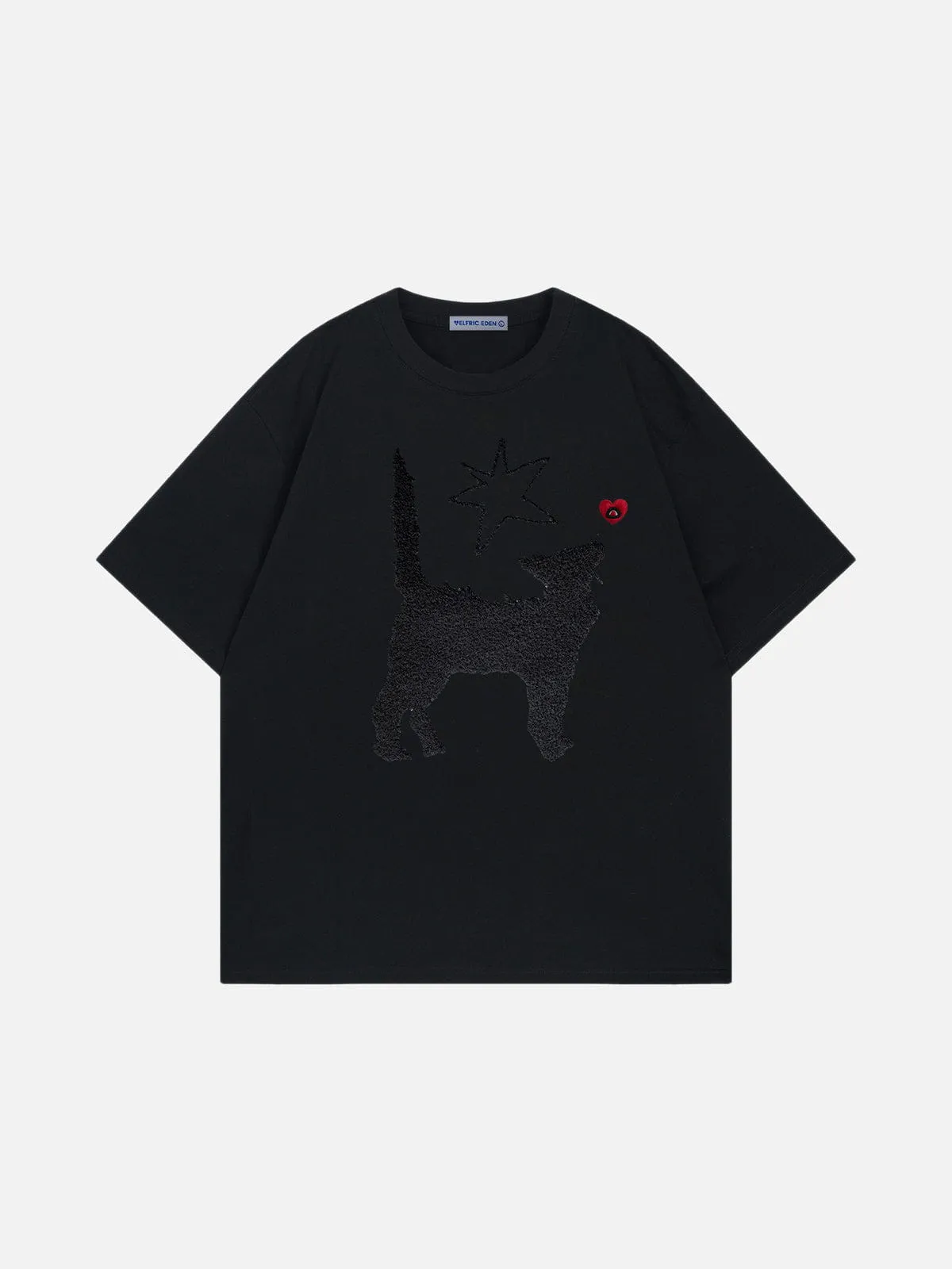 Aelfric Eden Fuzzy Cat Star Tee sold by Aelfric Eden product image thumbnail 3