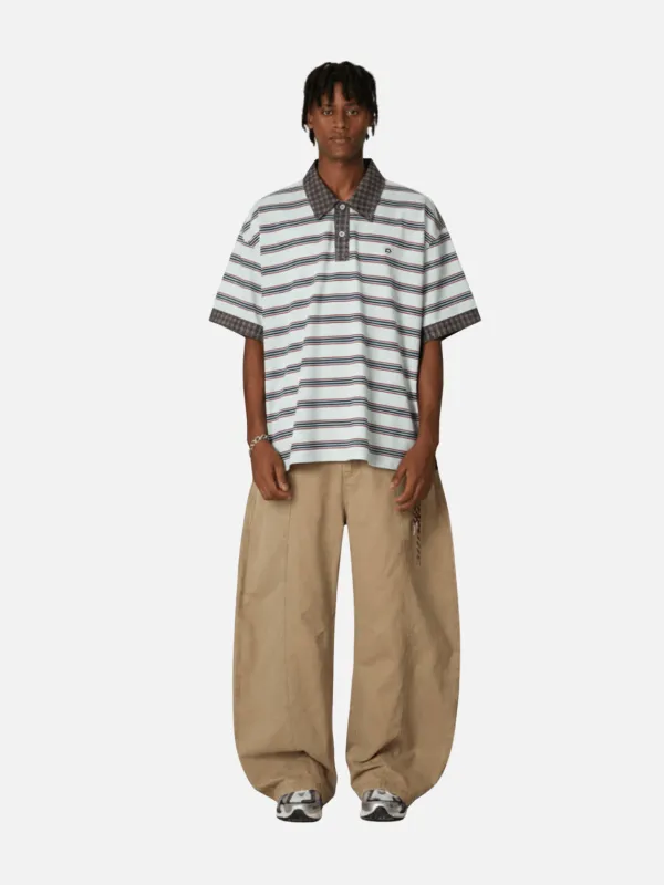 Aelfric Eden Stripe Contrast Collar Tee made by Aelfric Eden