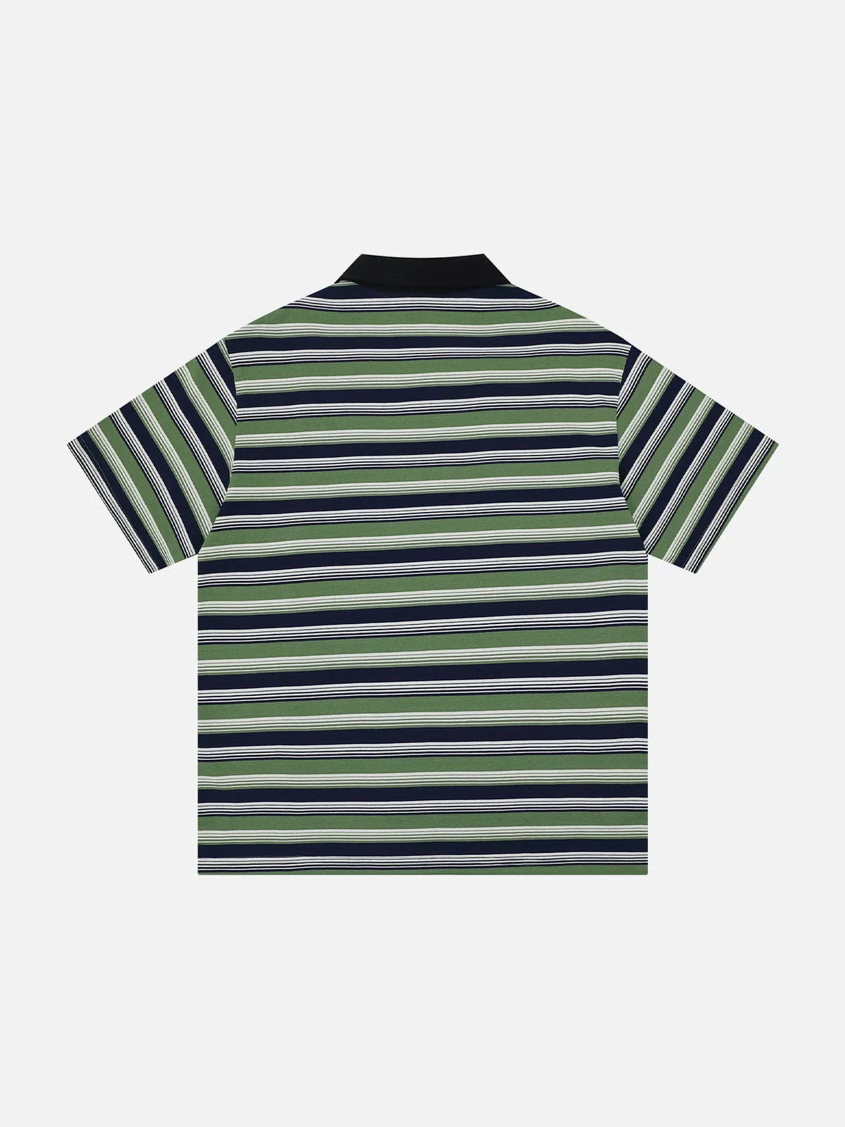 Aelfric Eden Stripe Panel Polo Tee sold by Aelfric Eden product image thumbnail 2