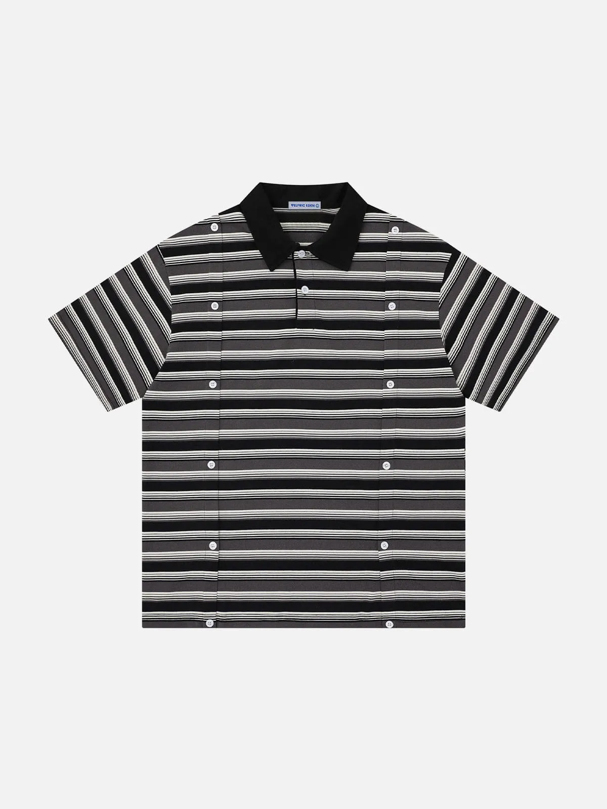 Aelfric Eden Stripe Panel Polo Tee sold by Aelfric Eden product image thumbnail 4