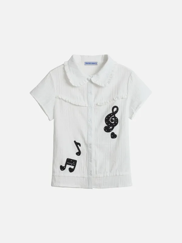 Aelfric Eden Note Patch Short Sleeve Shirt made by Aelfric Eden