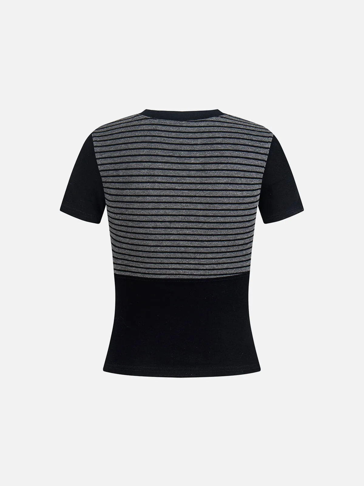 Aelfric Eden Lace-Up Panel Baby Tee sold by Aelfric Eden product image thumbnail 4