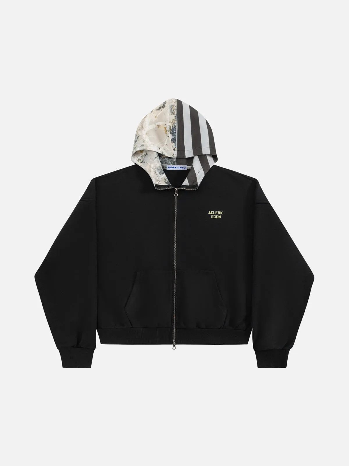 Aelfric Eden Boxy Contrast Zip Up Hoodie sold by Aelfric Eden product image thumbnail 4