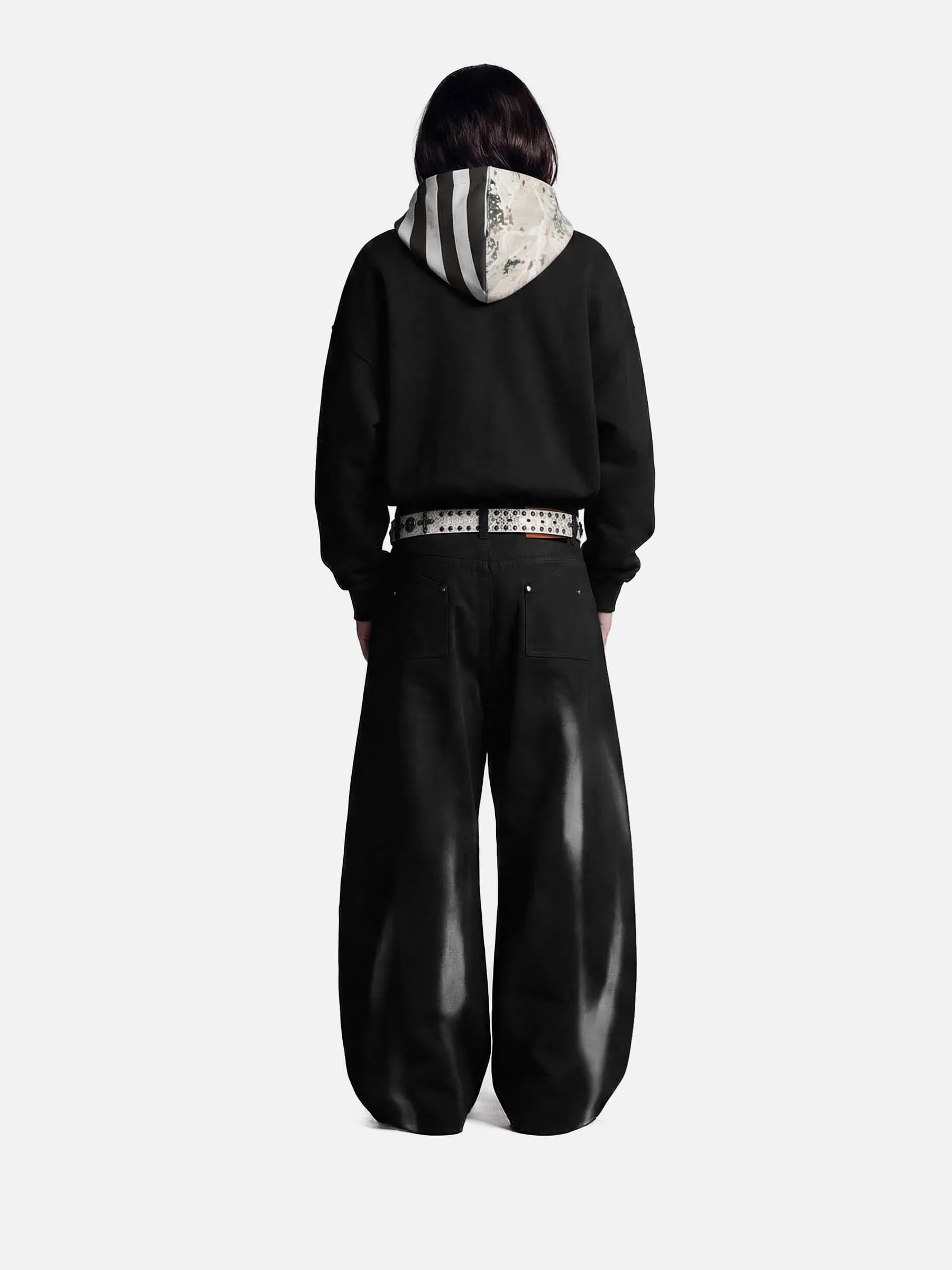 Aelfric Eden Boxy Contrast Zip Up Hoodie sold by Aelfric Eden product image thumbnail 3
