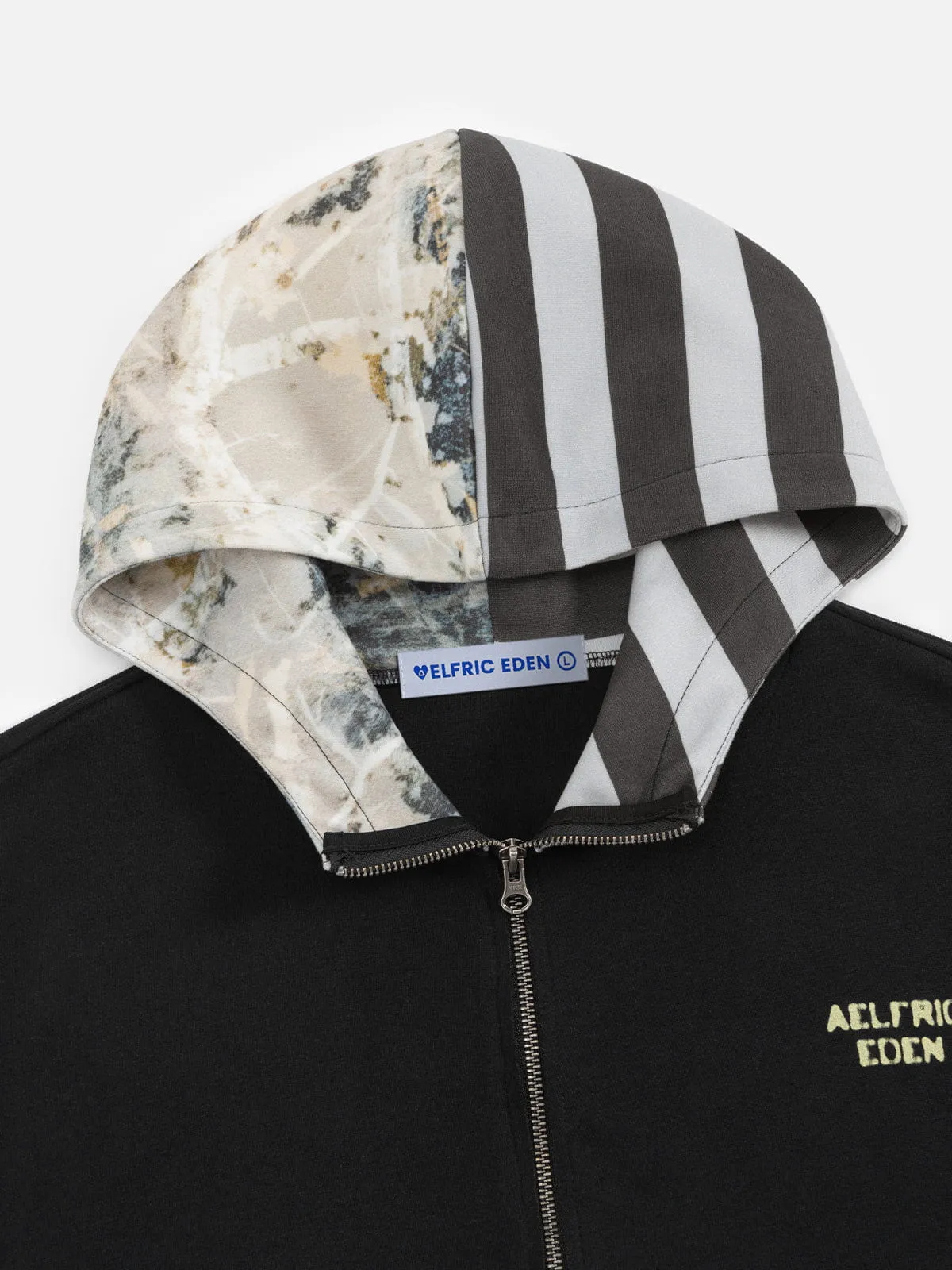Aelfric Eden Boxy Contrast Zip Up Hoodie sold by Aelfric Eden product image thumbnail 5