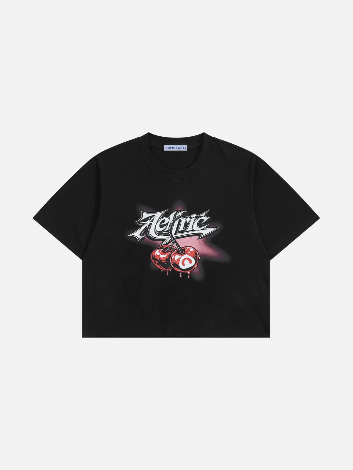Aelfric Eden Cropped Cherry Graphic Tee sold by Aelfric Eden product image thumbnail 4