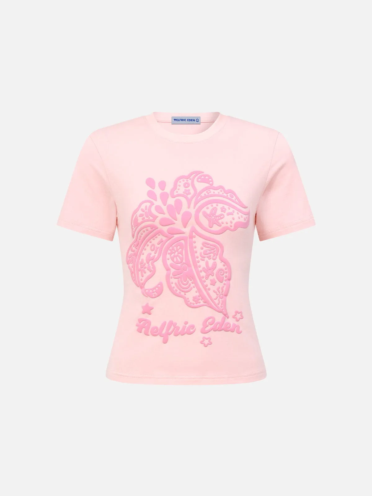 Aelfric Eden Floral Graphic Baby Tee sold by Aelfric Eden product image thumbnail 4