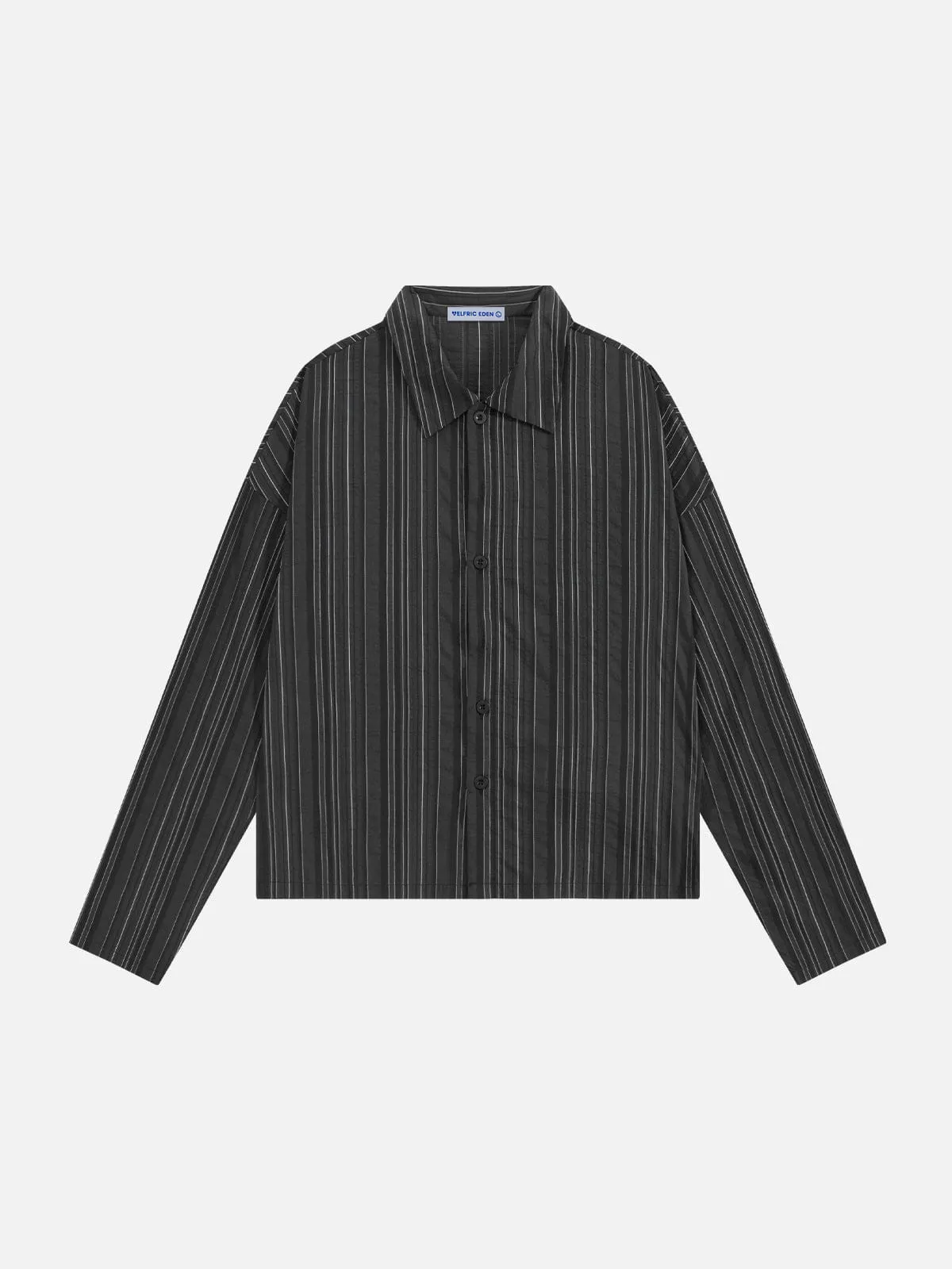 Aelfric Eden Stripe Wrinkle Long Sleeve Shirt sold by Aelfric Eden product image thumbnail 2