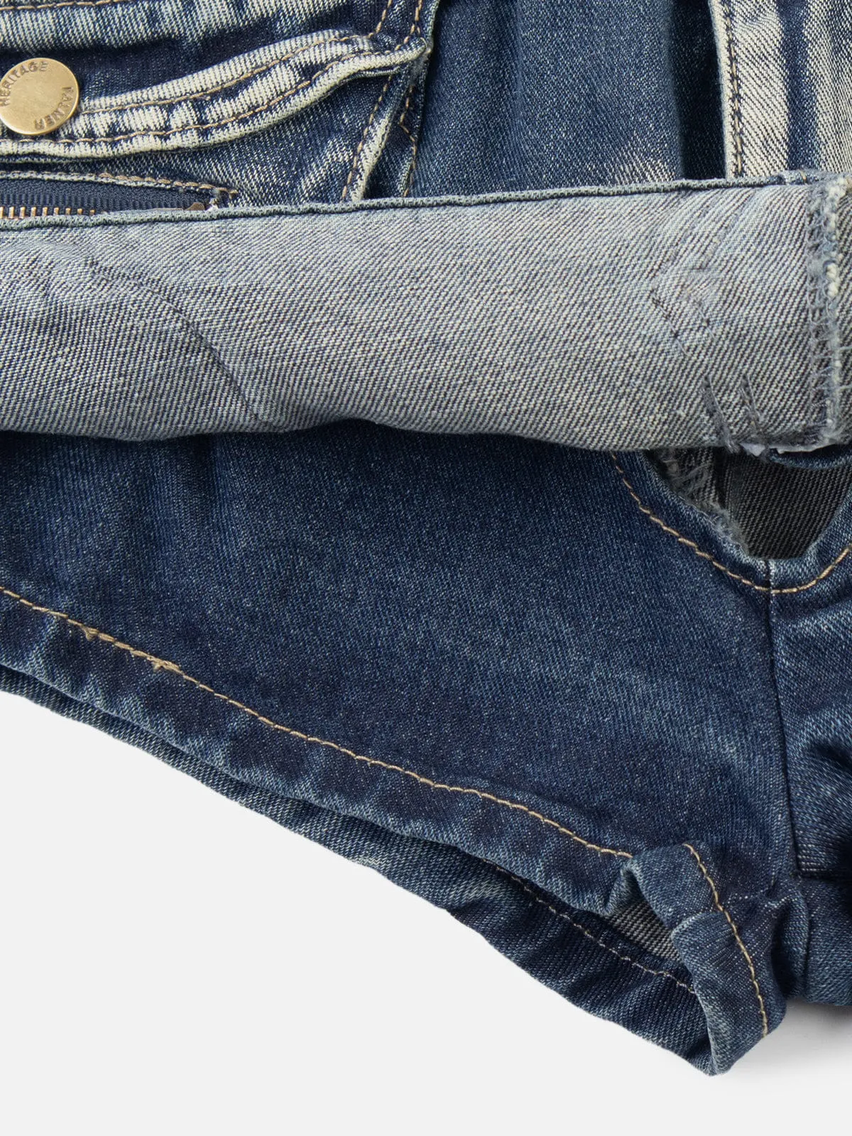 Aelfric Eden Pocket Denim Mini Skirt sold by Aelfric Eden product image thumbnail 4