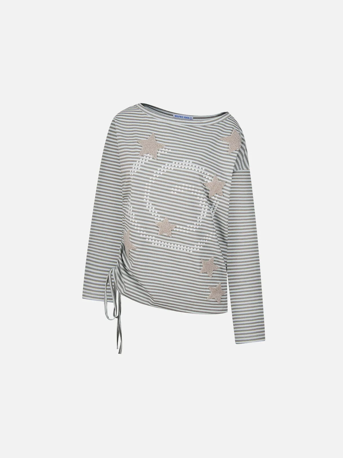 Aelfric Eden Star Patch Stripe Long Sleeve Tee sold by Aelfric Eden product image thumbnail 3