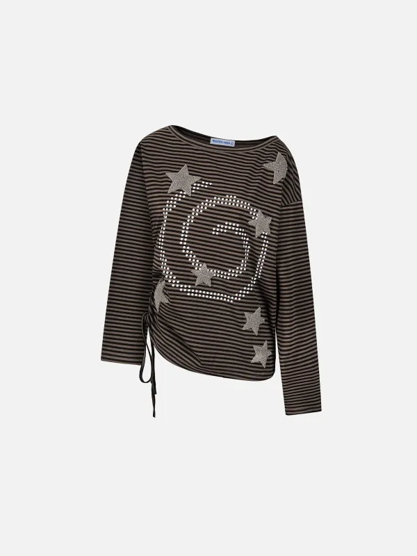 Aelfric Eden Star Patch Stripe Long Sleeve Tee made by Aelfric Eden