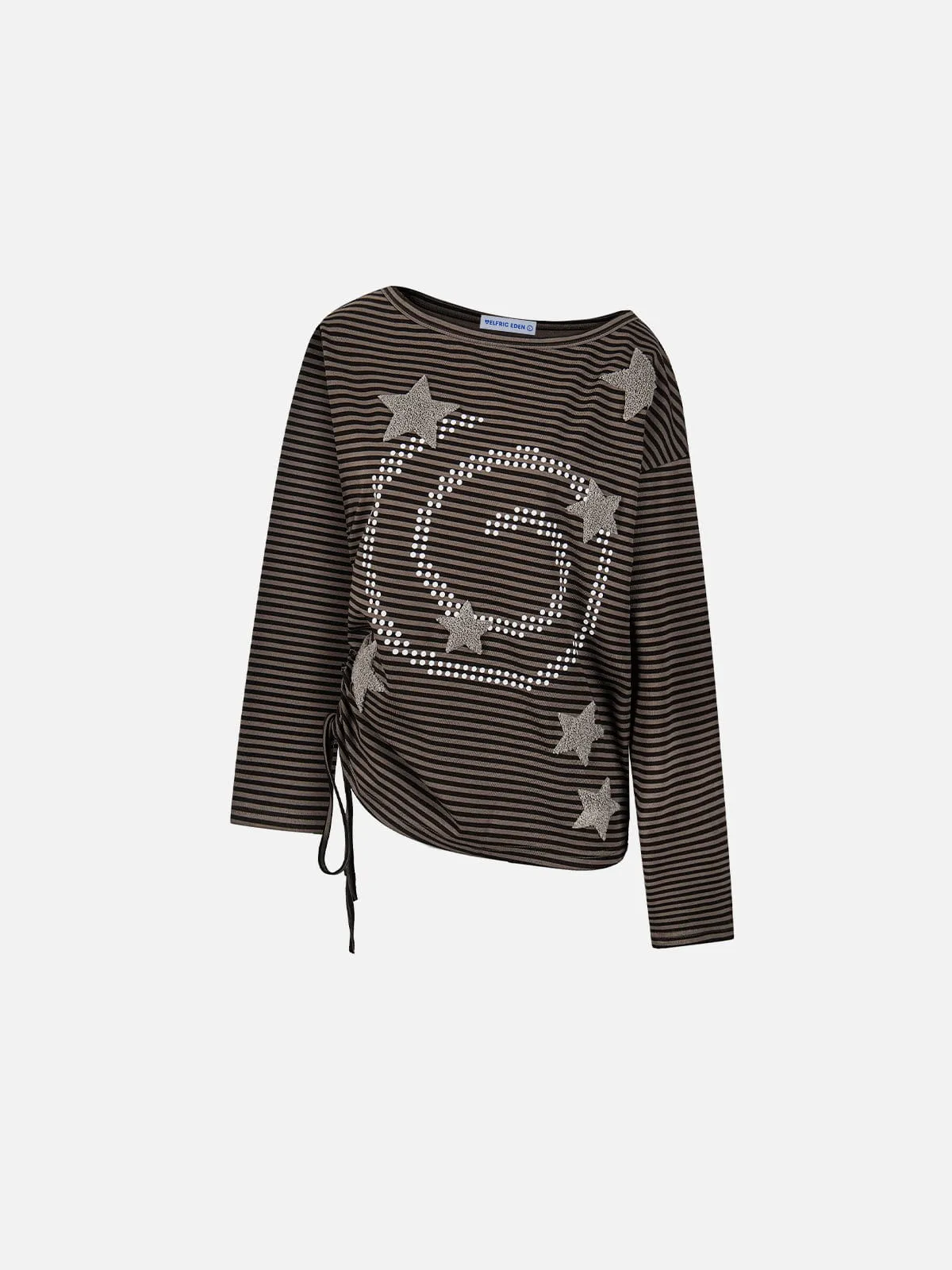 Aelfric Eden Star Patch Stripe Long Sleeve Tee sold by Aelfric Eden