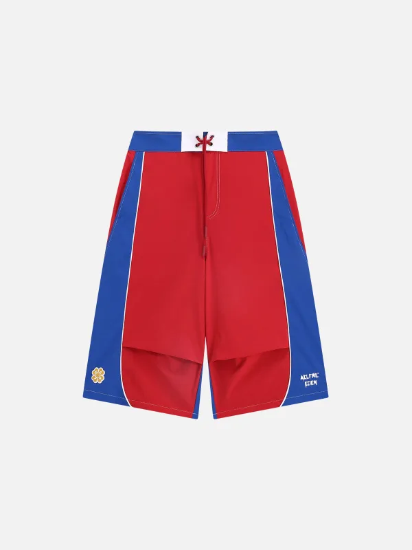 Aelfric Eden Contrast Panel Track Shorts made by Aelfric Eden