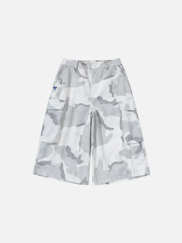 Aelfric Eden Multi Pocket CAMO Shorts made by Aelfric Eden
