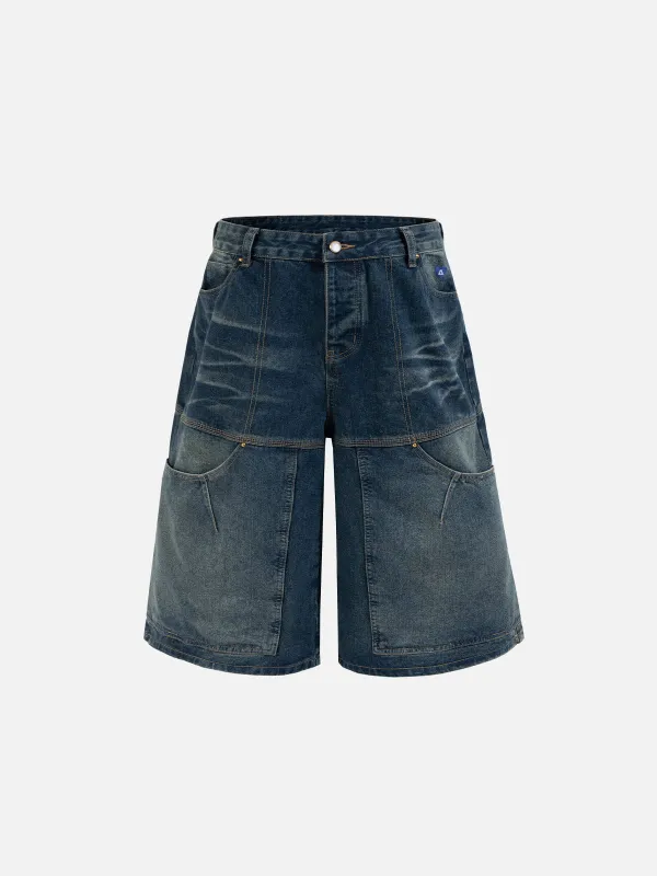 Aelfric Eden Multi Pocket Washed Longline Jorts made by Aelfric Eden