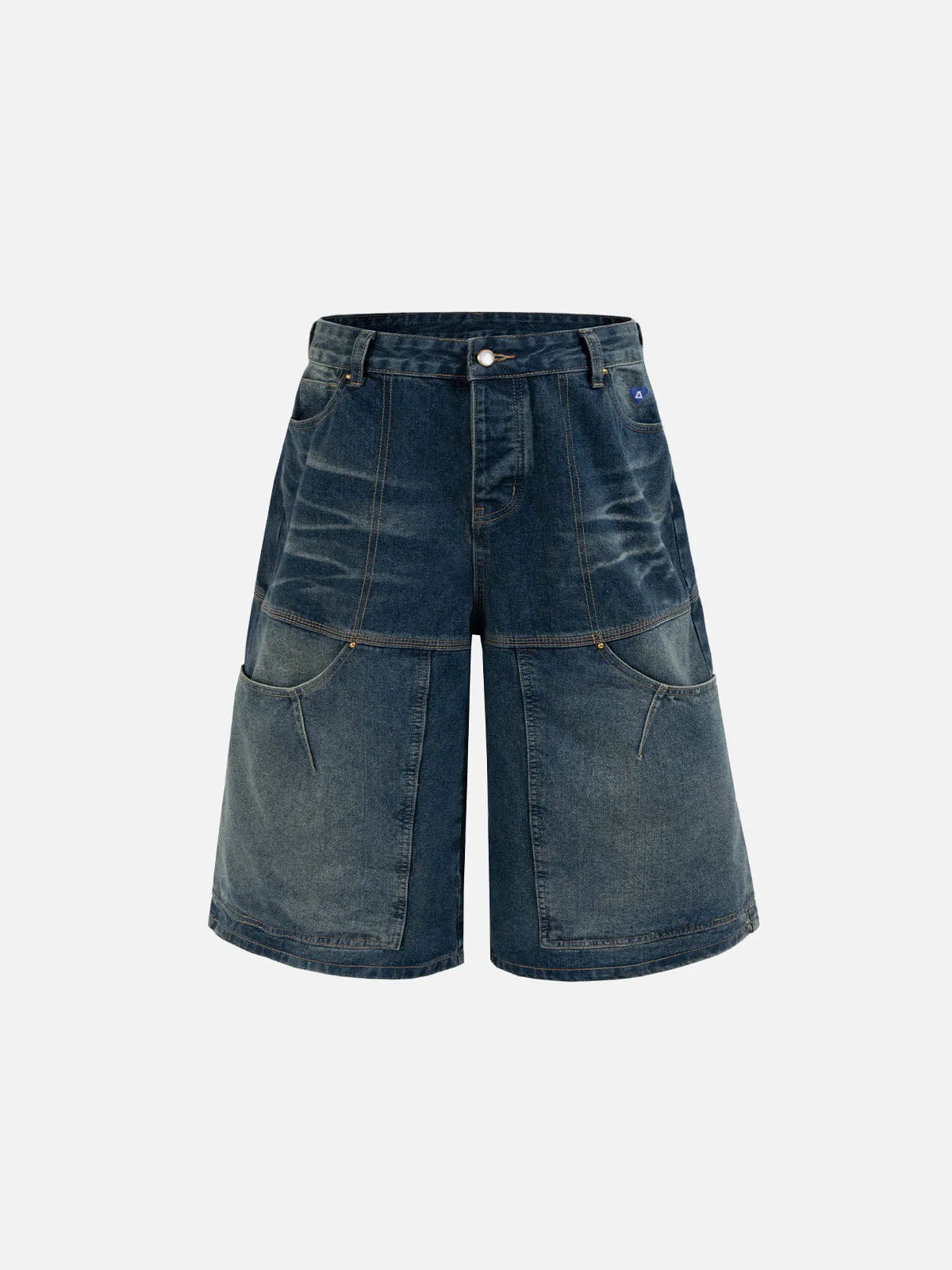 Aelfric Eden Multi Pocket Washed Longline Jorts sold by Aelfric Eden