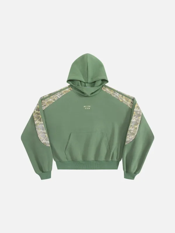 Aelfric Eden Boxy CAMO Panel Pullover Hoodie made by Aelfric Eden