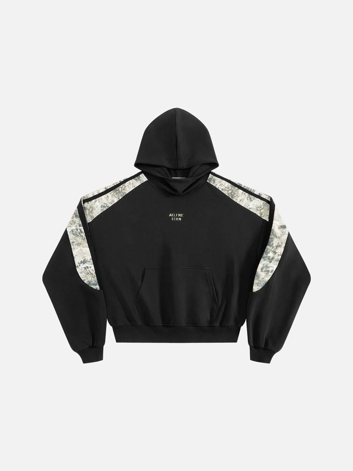 Aelfric Eden Boxy CAMO Panel Pullover Hoodie sold by Aelfric Eden product image thumbnail 2