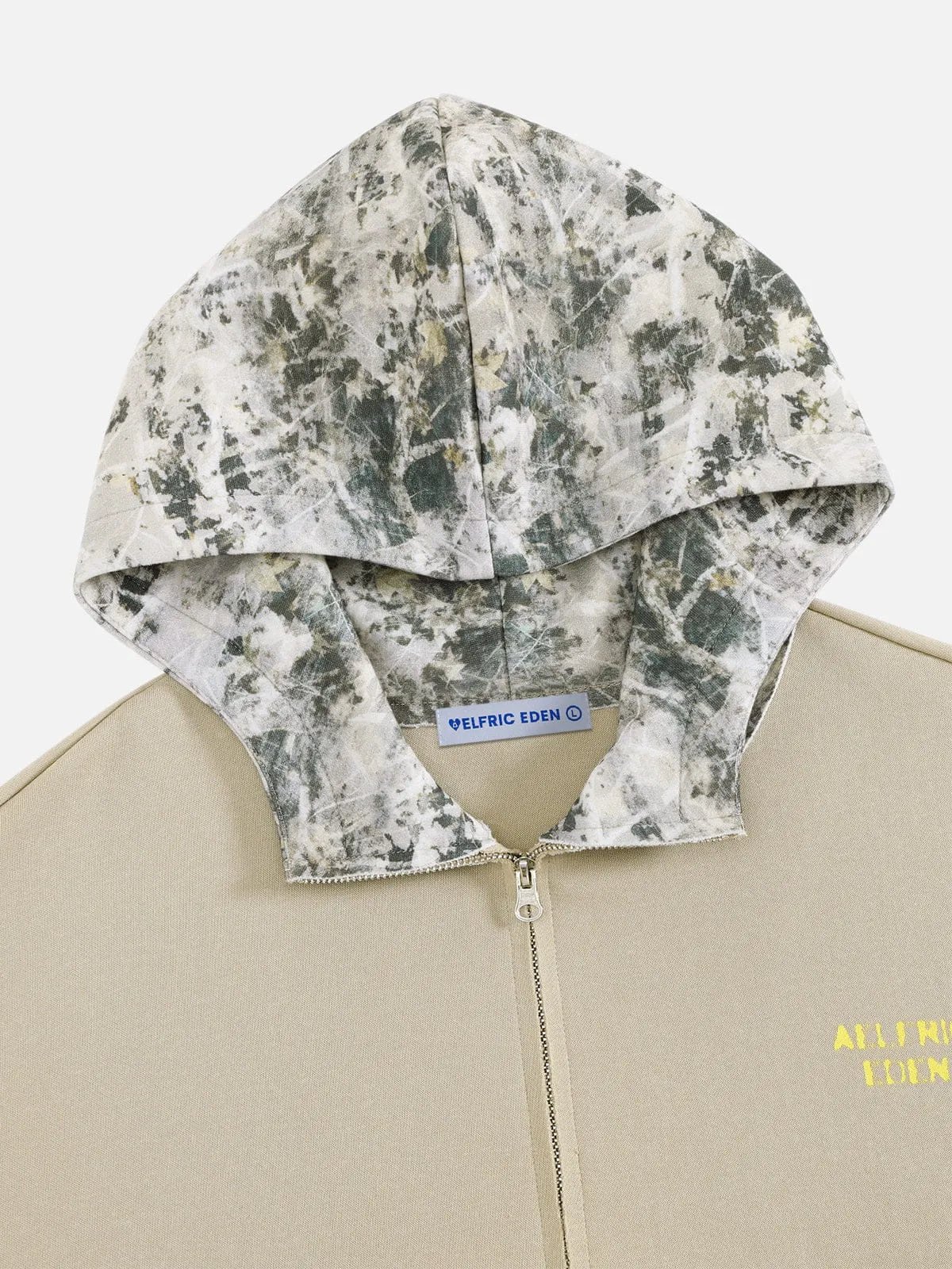 Aelfric Eden Boxy CAMO Hood Zip Up Hoodie sold by Aelfric Eden product image thumbnail 5
