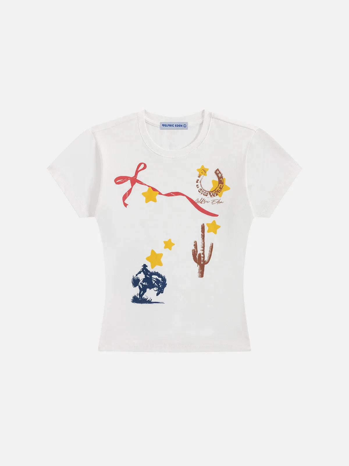 Aelfric Eden Cropped Cowboy Star Tee sold by Aelfric Eden product image thumbnail 5