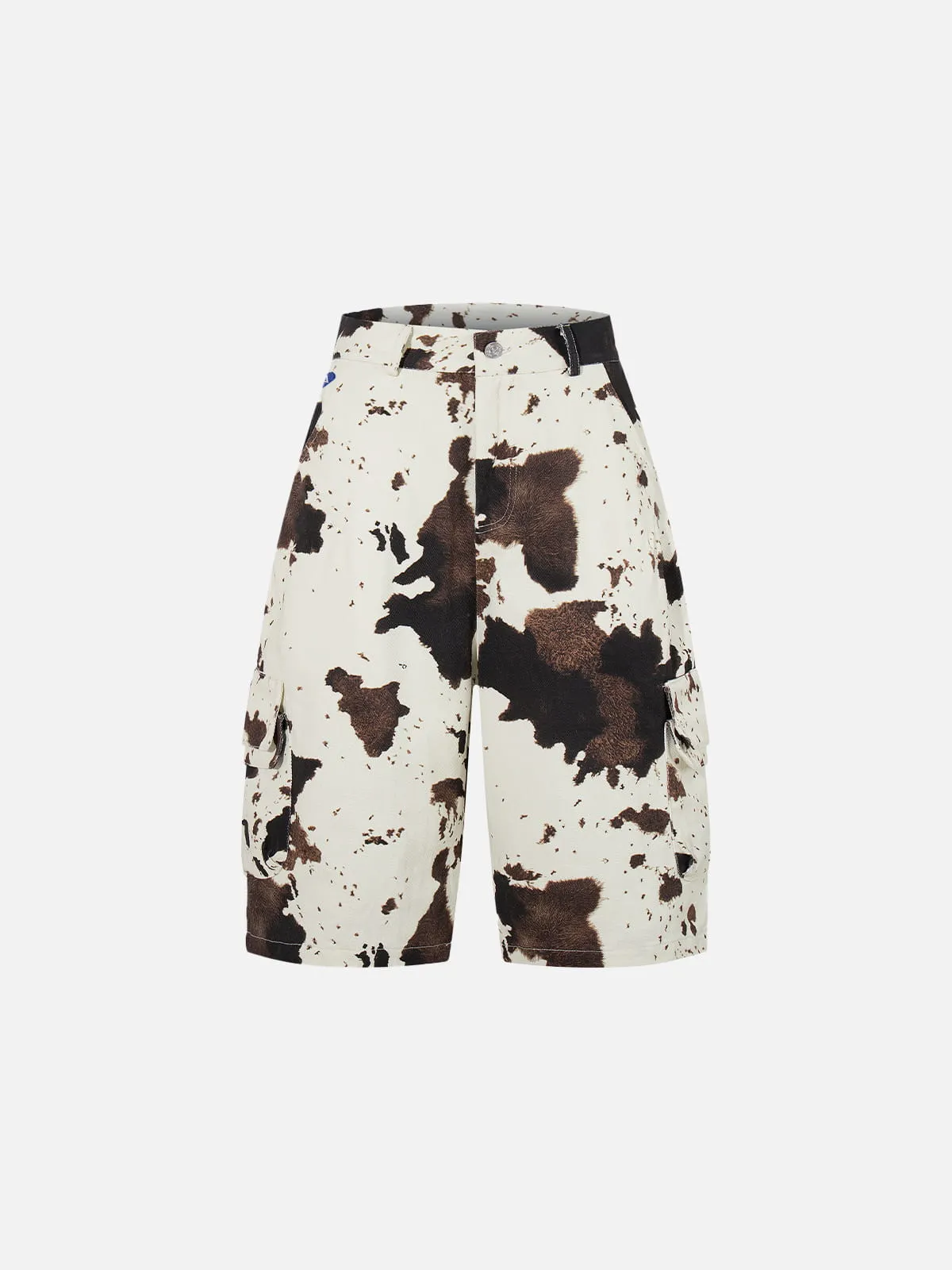 Aelfric Eden Cow Pattern Longline Jorts sold by Aelfric Eden