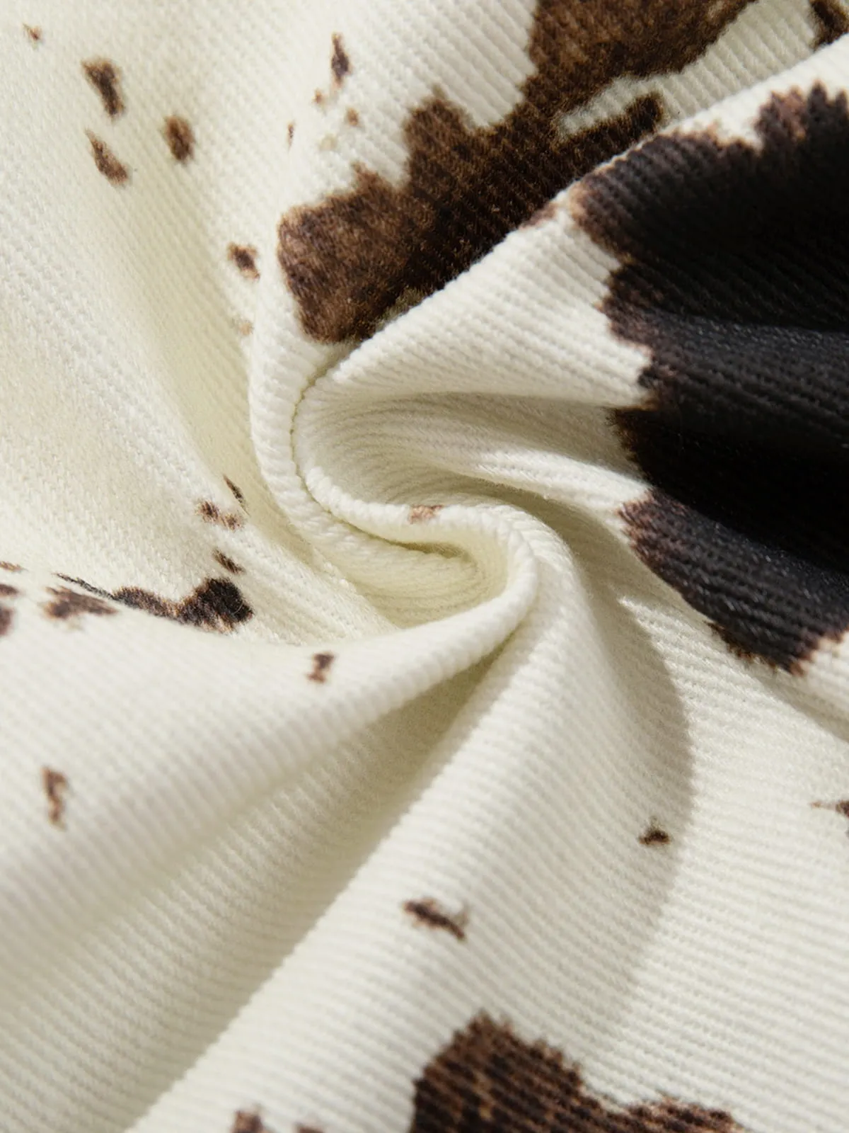 Aelfric Eden Cow Pattern Longline Jorts sold by Aelfric Eden product image thumbnail 4