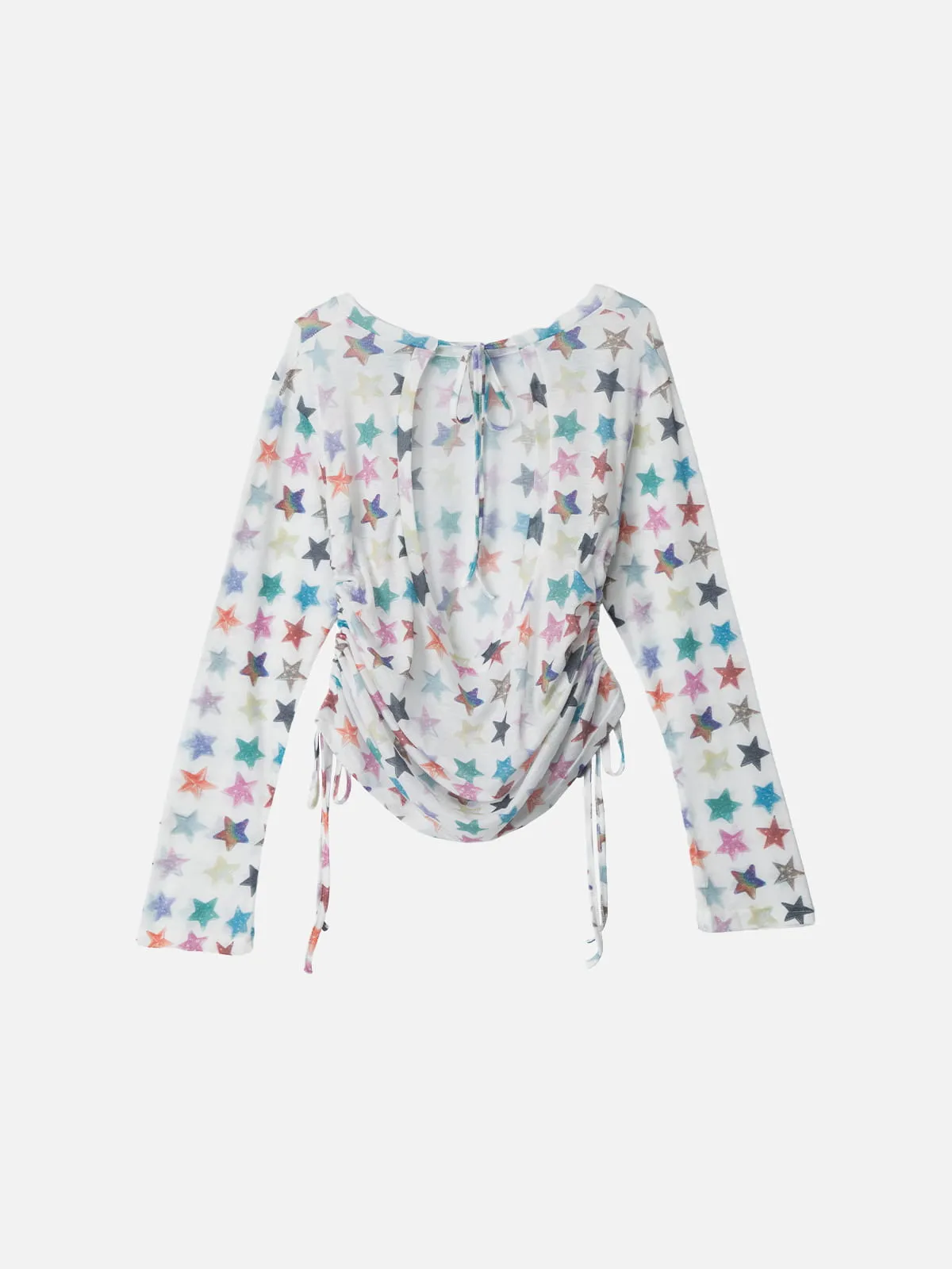 Aelfric Eden Star Ruched Long Sleeve Tee sold by Aelfric Eden product image thumbnail 2