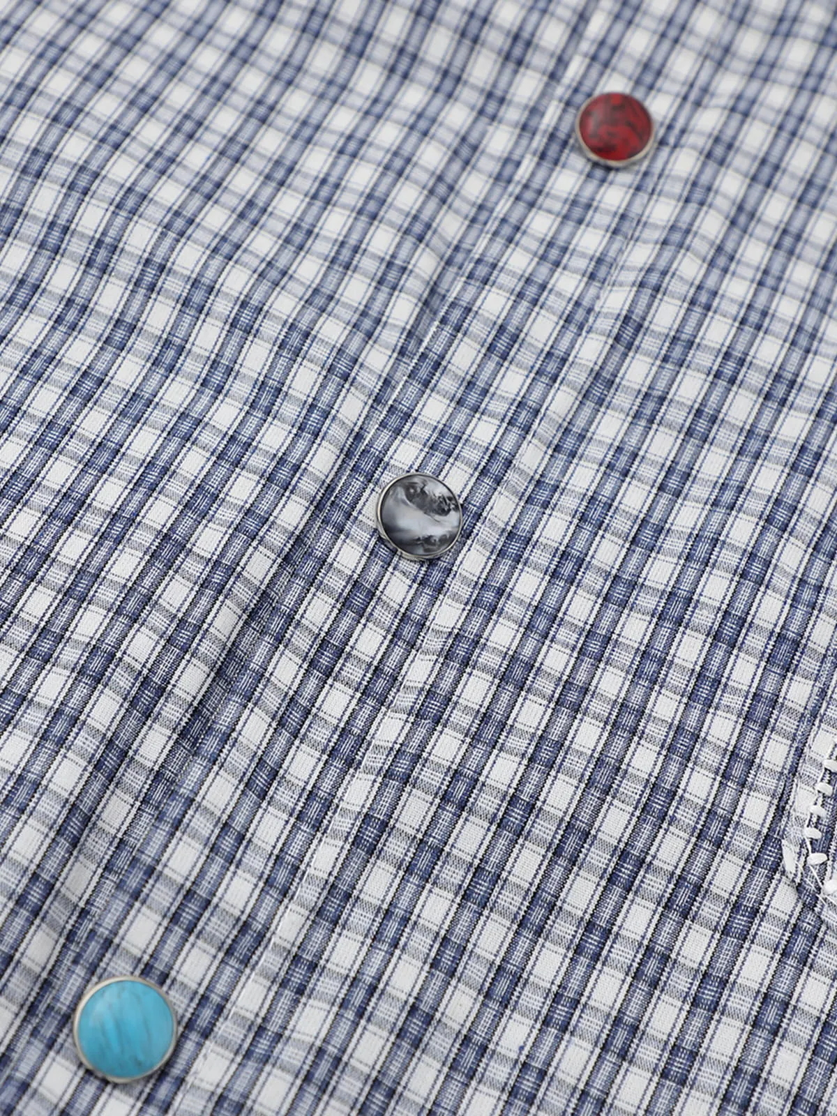 Aelfric Eden Plaid Short Sleeve Shirt sold by Aelfric Eden product image thumbnail 3